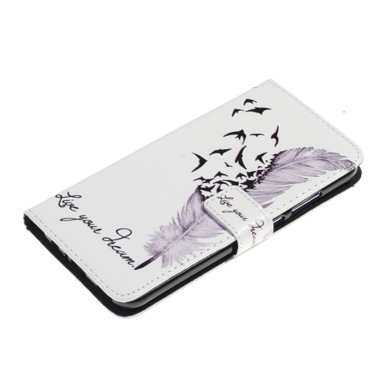 Flip Cover Læder for Honor 10 Lite Lever Din Drøm
