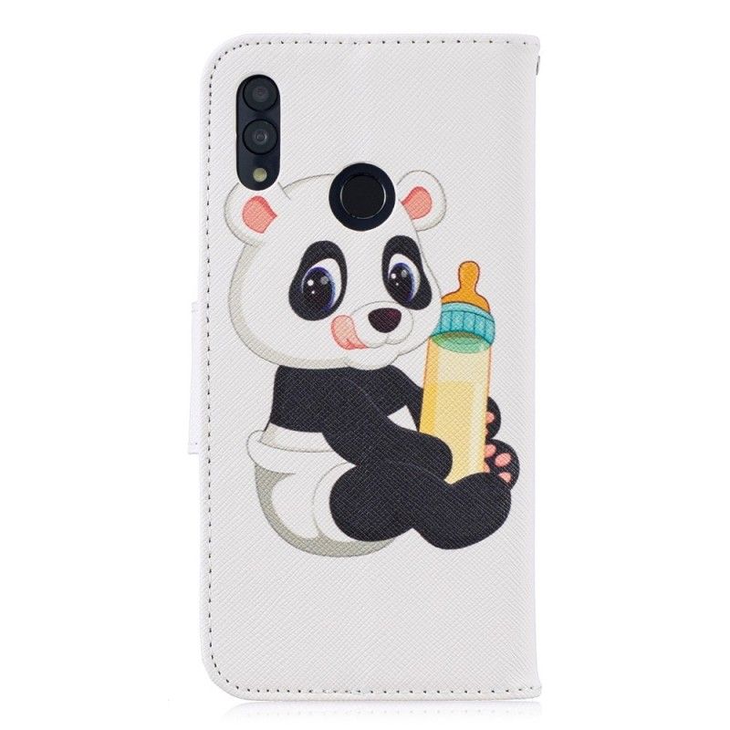Flip Cover Læder Honor 10 Lite Babypanda