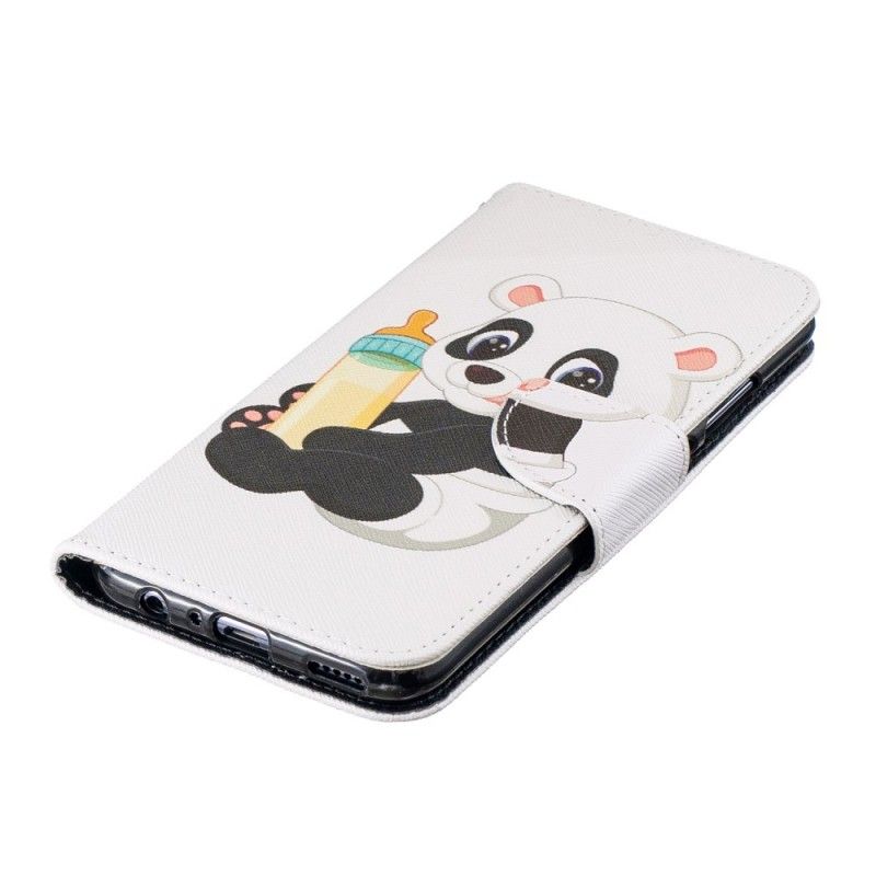 Flip Cover Læder Honor 10 Lite Babypanda
