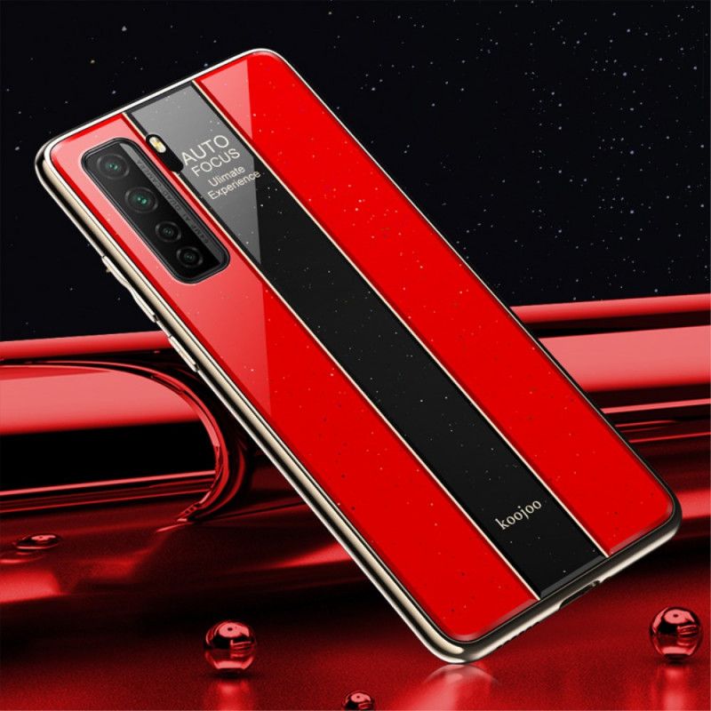 Cover Huawei P40 Lite 5G Rød Galvaniseret Hybrid