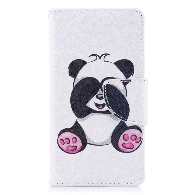 Flip Cover Sony Xperia XZ1 Compact Mobilcover Sjov Panda