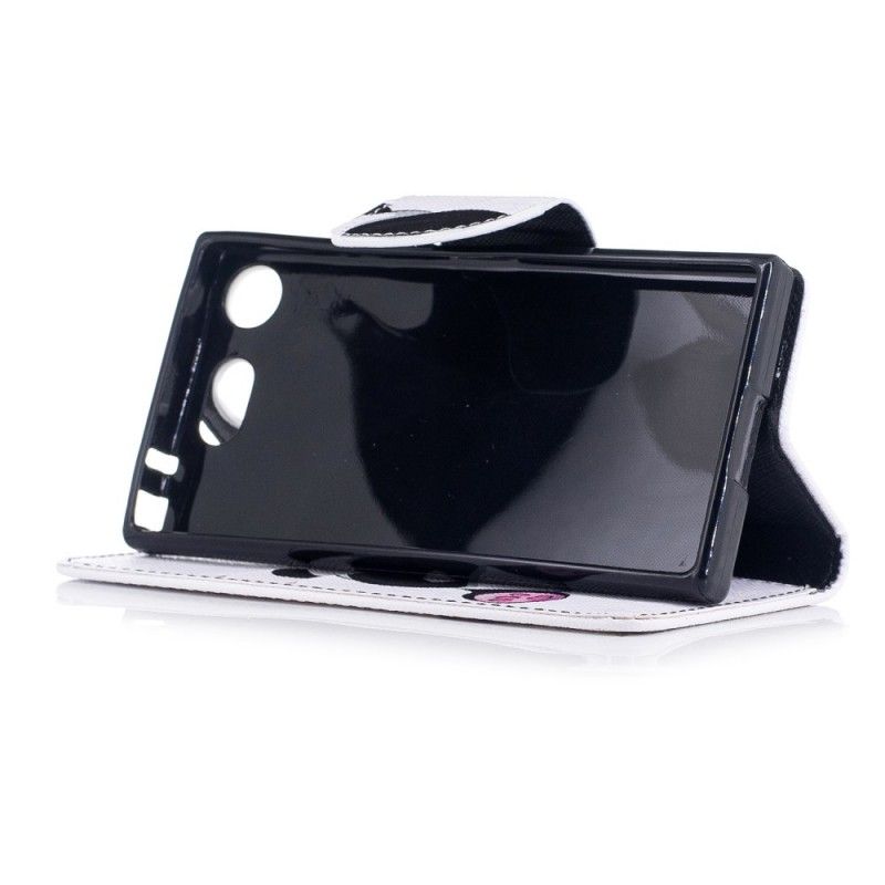 Flip Cover Sony Xperia XZ1 Compact Mobilcover Sjov Panda