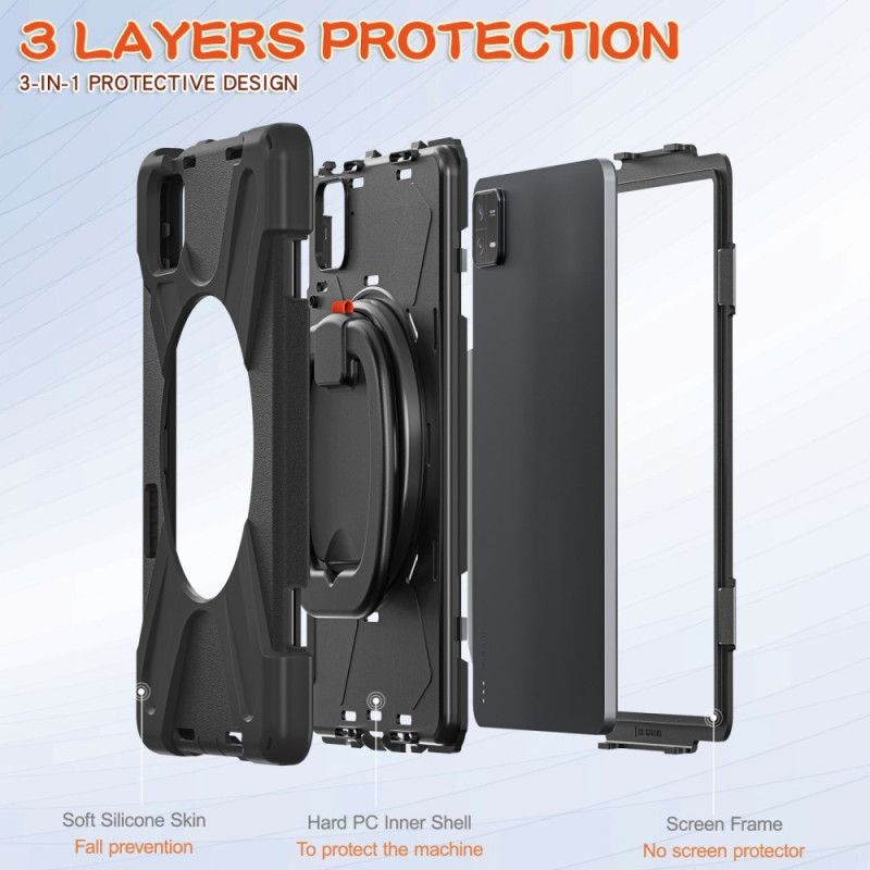 Cover Xiaomi Pad 6 Roterende Ringstativ