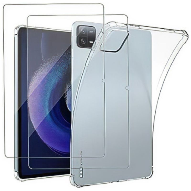 Cover Xiaomi Pad 6 Transparent Og Hærdet Glasskærmbeskytter
