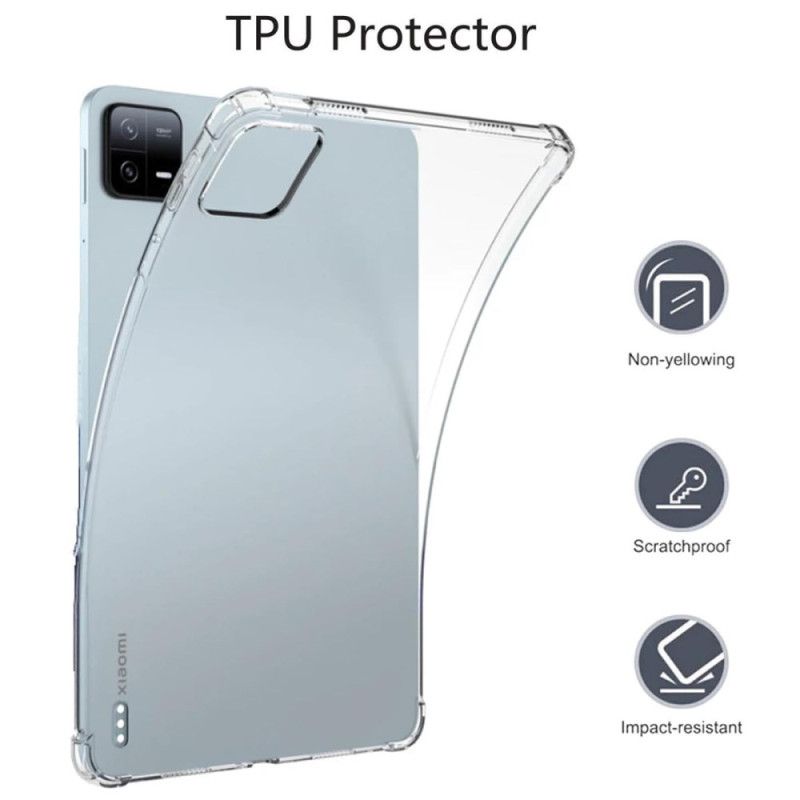 Cover Xiaomi Pad 6 Transparent Og Hærdet Glasskærmbeskytter