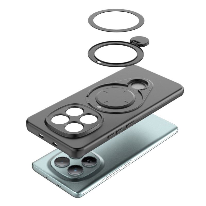 Cover Til Xiaomi Redmi Note 15 5g Magnetisk Med Roterende Stativ