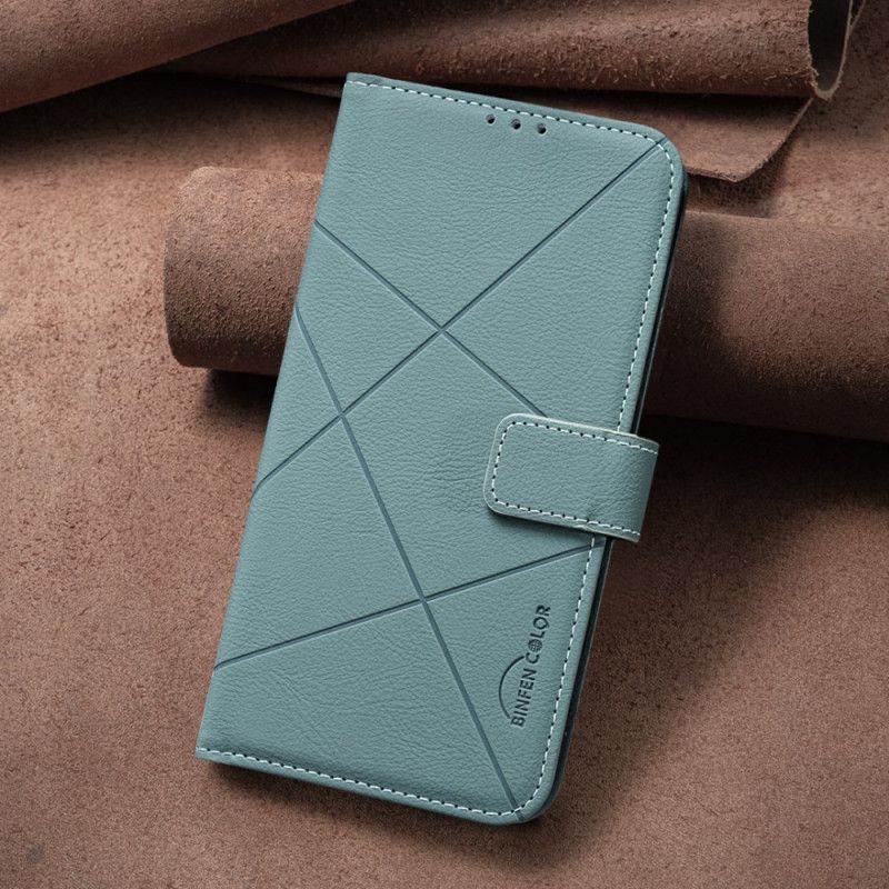 Flip Cover Til Xiaomi Redmi Note 15 5g Binfen Farve Linjer