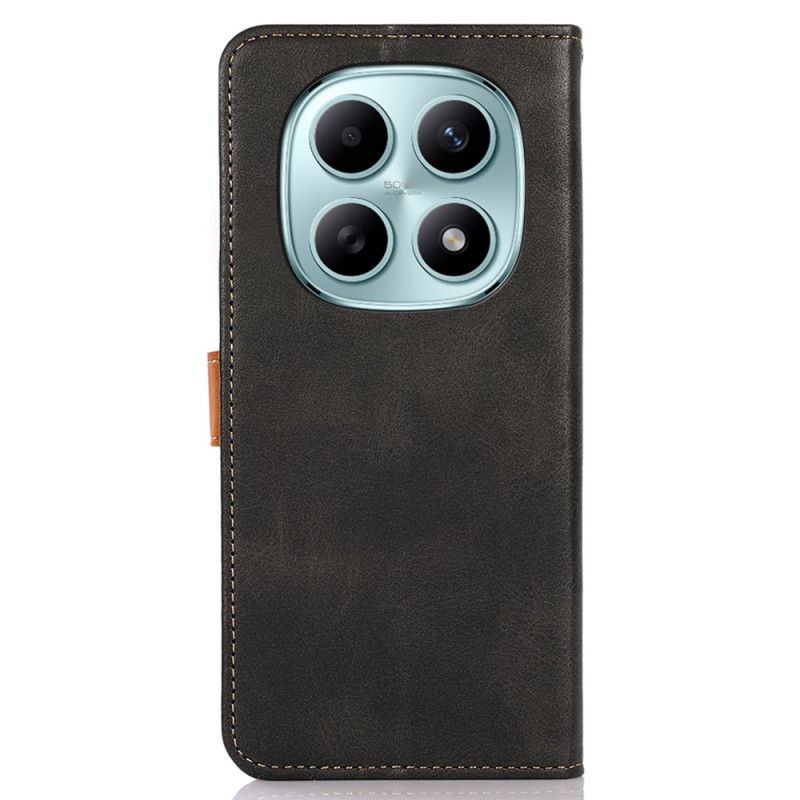 Flip Cover Til Xiaomi Redmi Note 15 5g Guldlukning Khazneh