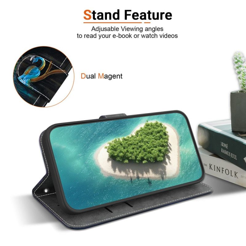 Flip Cover Til Xiaomi Redmi Note 15 5g Påfugl