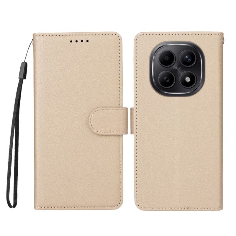 Flip Cover Til Xiaomi Redmi Note 15 5g Rfid-blokering Og Rem