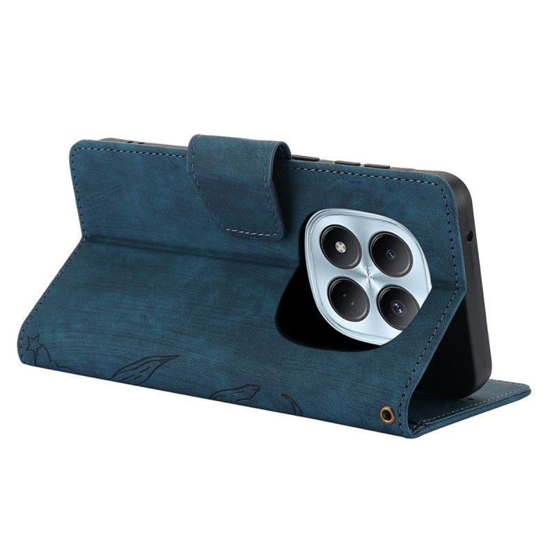 Flip Cover Xiaomi Redmi Note 15 5g Blomster Og Sommerfugle