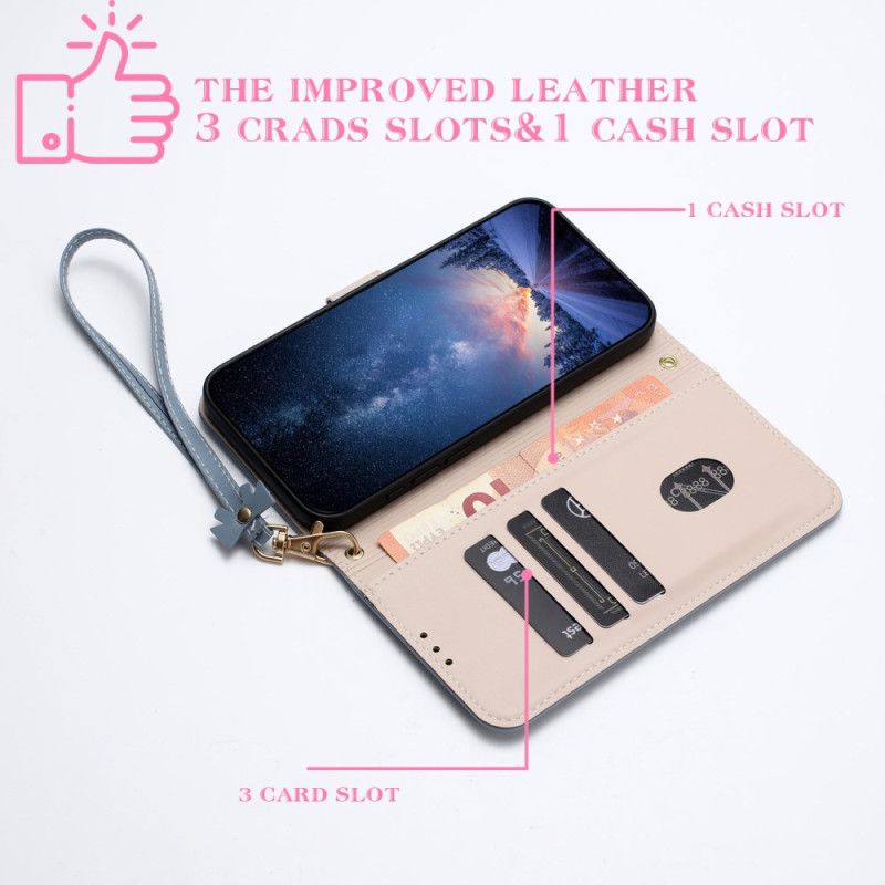 Flip Cover Xiaomi Redmi Note 15 5g Dekorativ Knude