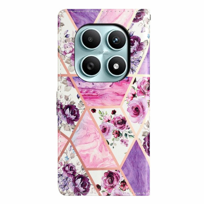 Flip Cover Xiaomi Redmi Note 15 5g Lilla Marmor