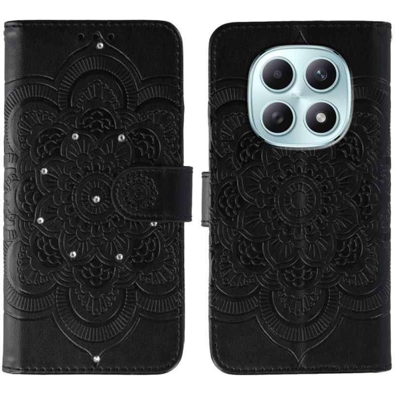 Flip Cover Xiaomi Redmi Note 15 5g Mandala Og Rhinsten