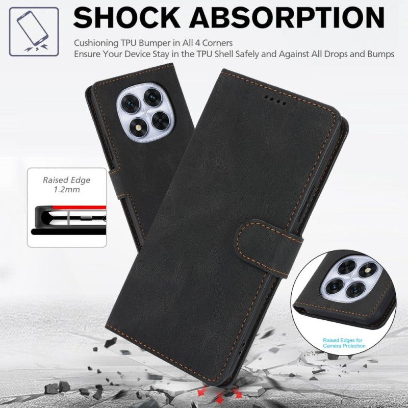 Flip Cover Xiaomi Redmi Note 15 5g Retro Ruskindseffekt