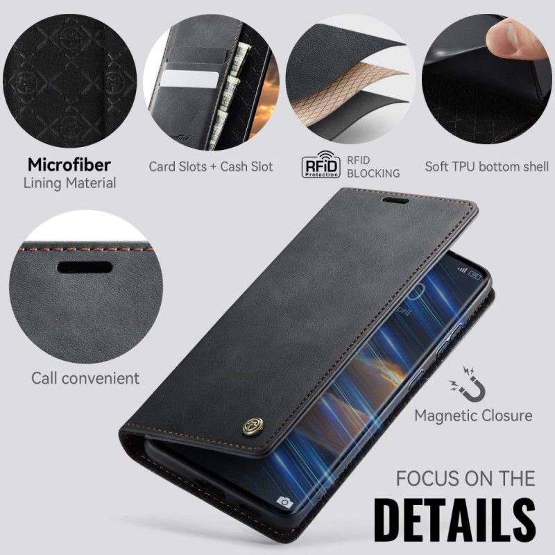 Læder Cover Xiaomi Redmi Note 15 5g Caseme