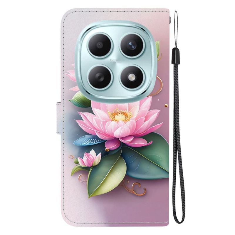 Læder Cover Xiaomi Redmi Note 15 5g Lotus