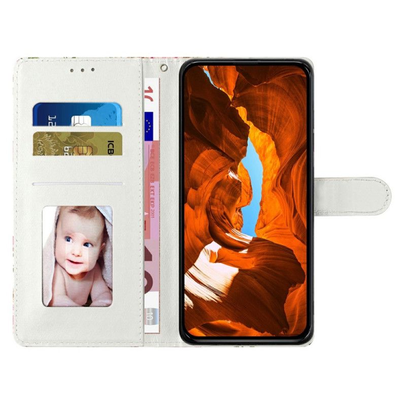 Læder Cover Xiaomi Redmi Note 15 5g Mælkebøttemønster