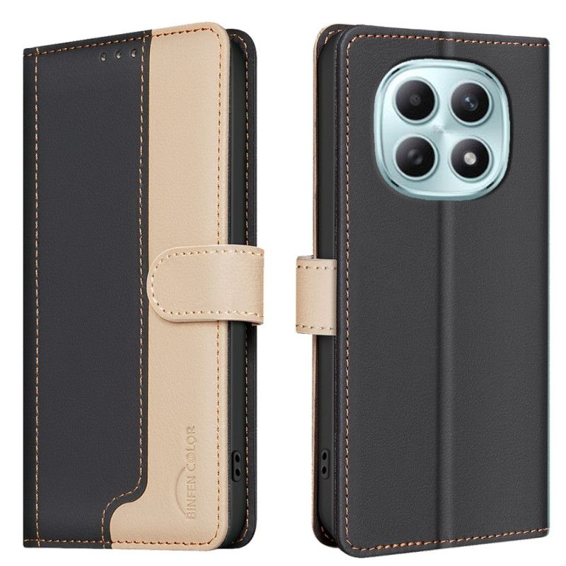 Læder Cover Xiaomi Redmi Note 15 5g Telefon Etui Binfen Farve Tofarvet