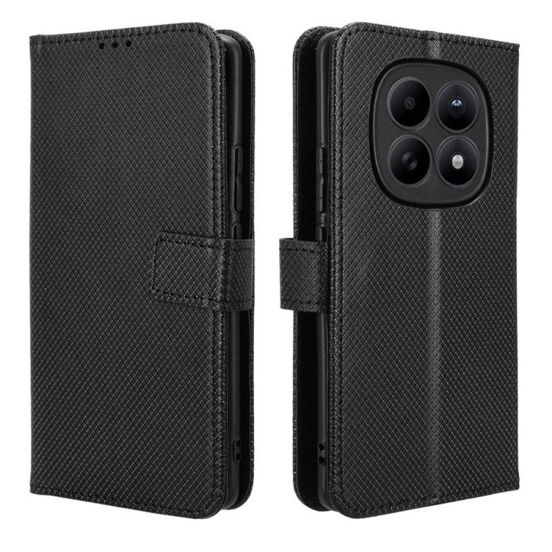 Læder Cover Xiaomi Redmi Note 15 5g Telefon Etui Diamanttekstur