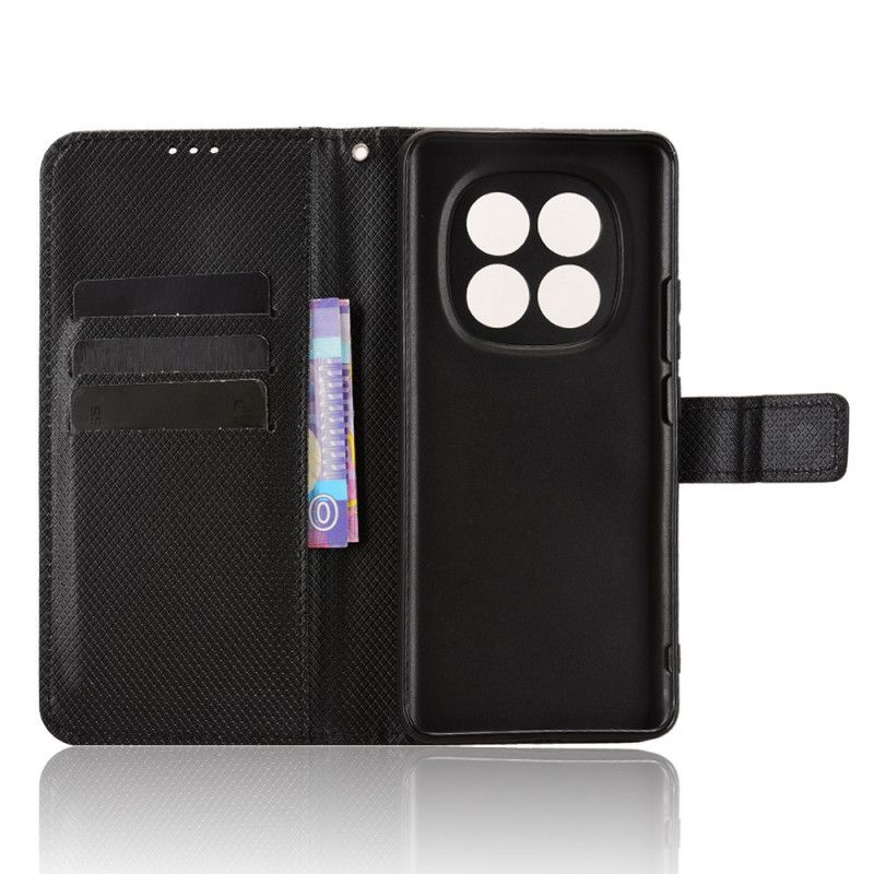 Læder Cover Xiaomi Redmi Note 15 5g Telefon Etui Diamanttekstur