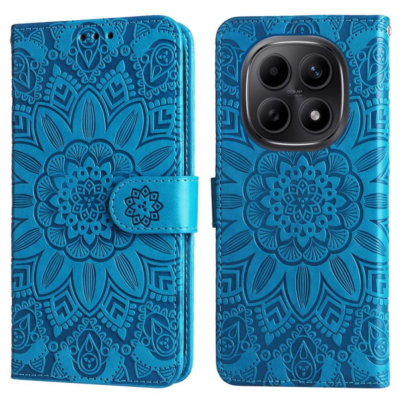 Læder Cover Xiaomi Redmi Note 15 5g Telefon Etui Mandala-mønster