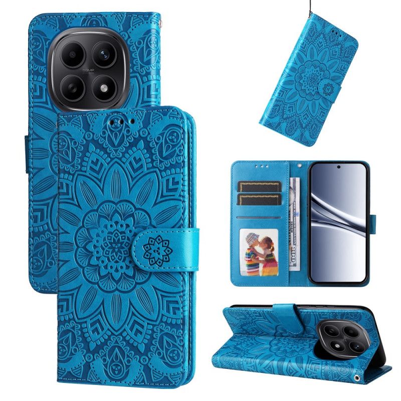 Læder Cover Xiaomi Redmi Note 15 5g Telefon Etui Mandala-mønster