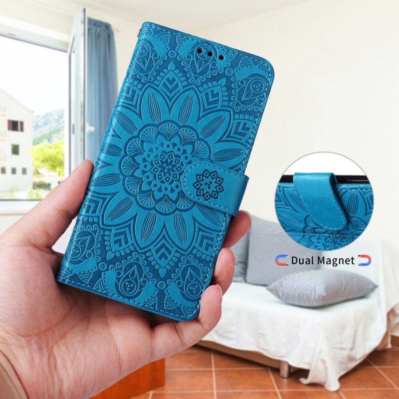Læder Cover Xiaomi Redmi Note 15 5g Telefon Etui Mandala-mønster