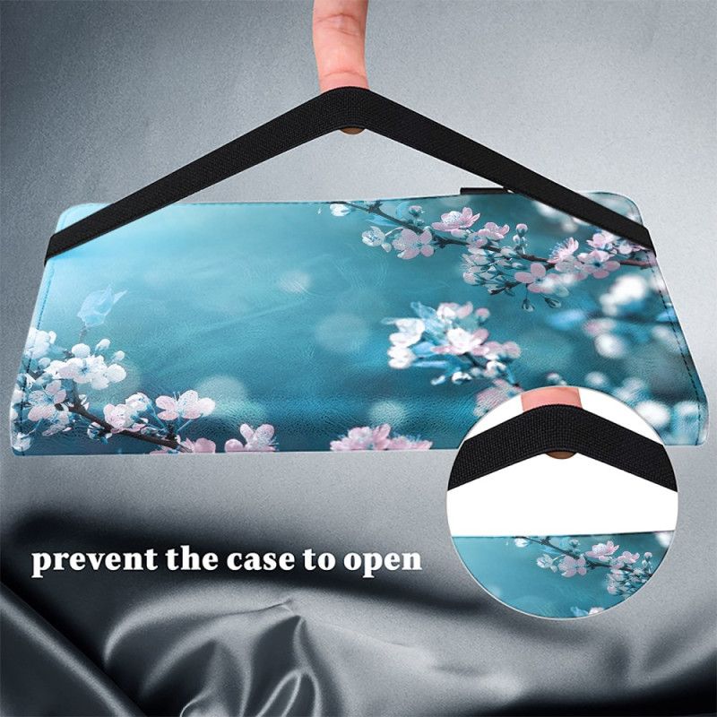 Case iPad (2025) Telefon Etui Ferskenblomster