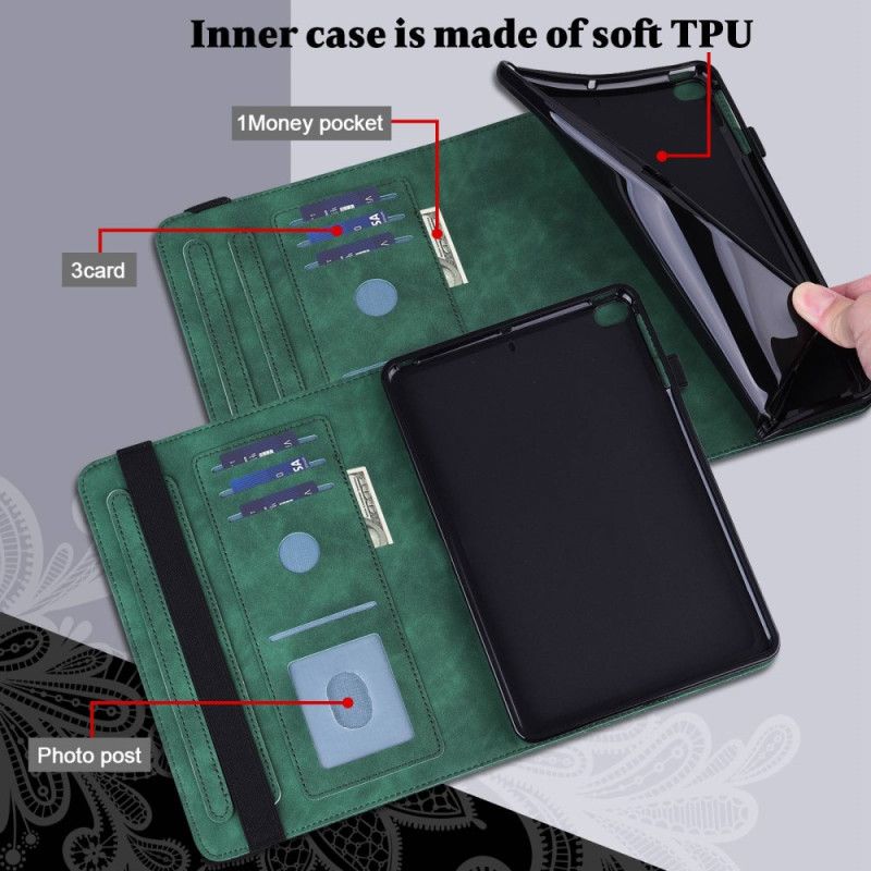 Case iPad (2025) Telefon Etui Mandalablomst
