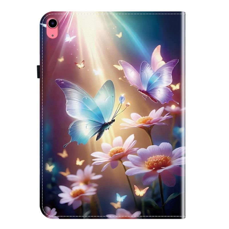 Case iPad (2025) Telefon Etui Sommerfugle I Lyset