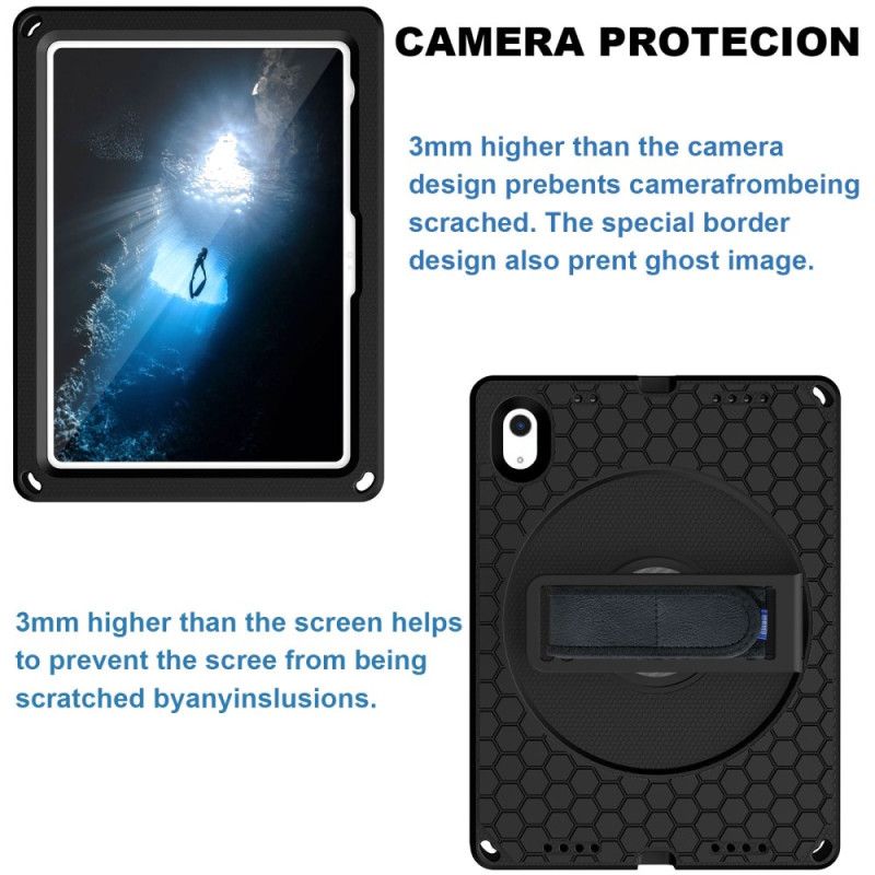 Cover iPad (2025) Eva Med Rem Stativ Og Skulderrem