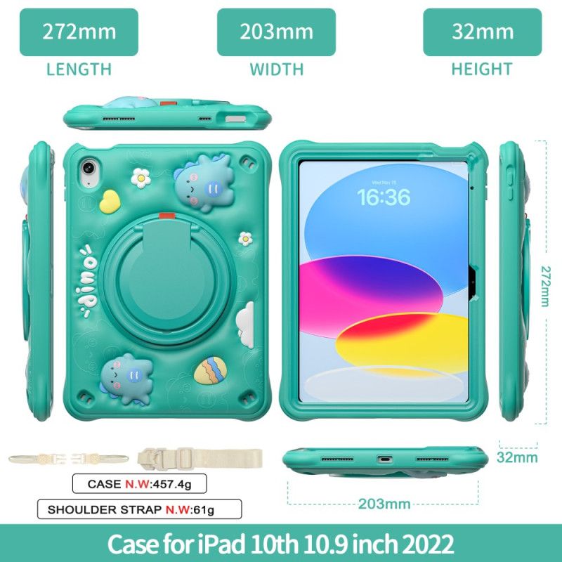 Cover iPad (2025) Flerlags Med Skulderrem