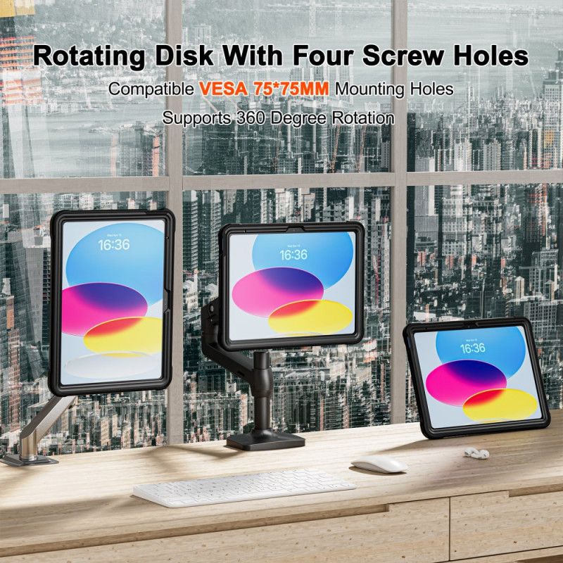 Cover iPad (2025) Integreret Justerbar Stativ