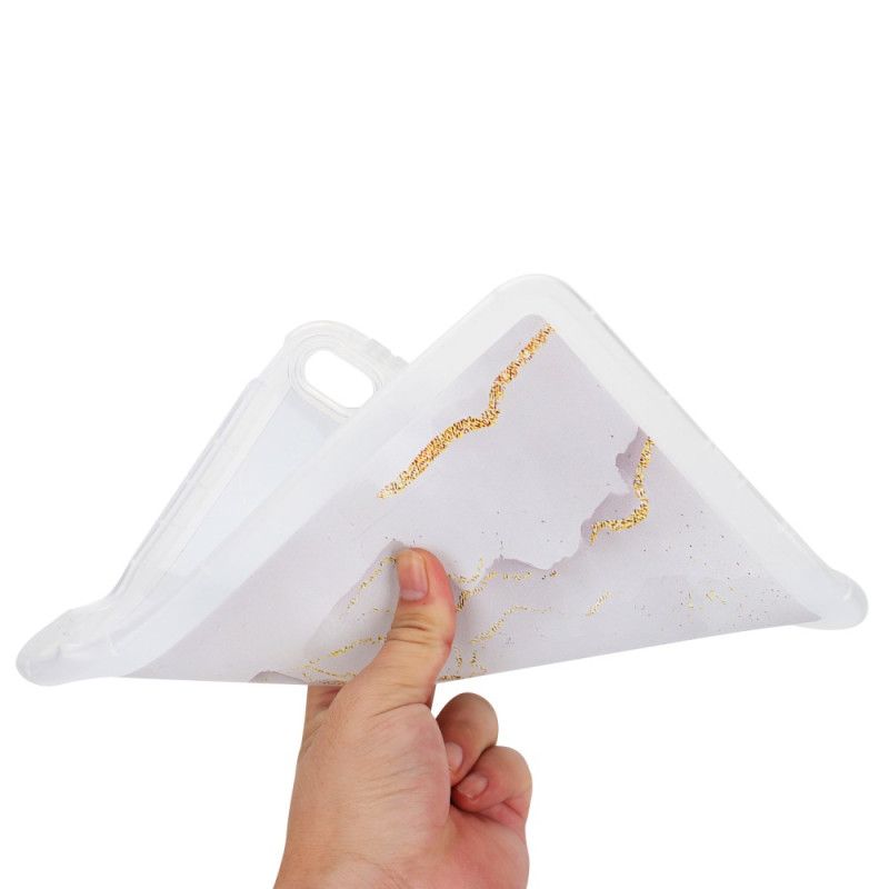 Cover iPad (2025) Silikonemarmor Design