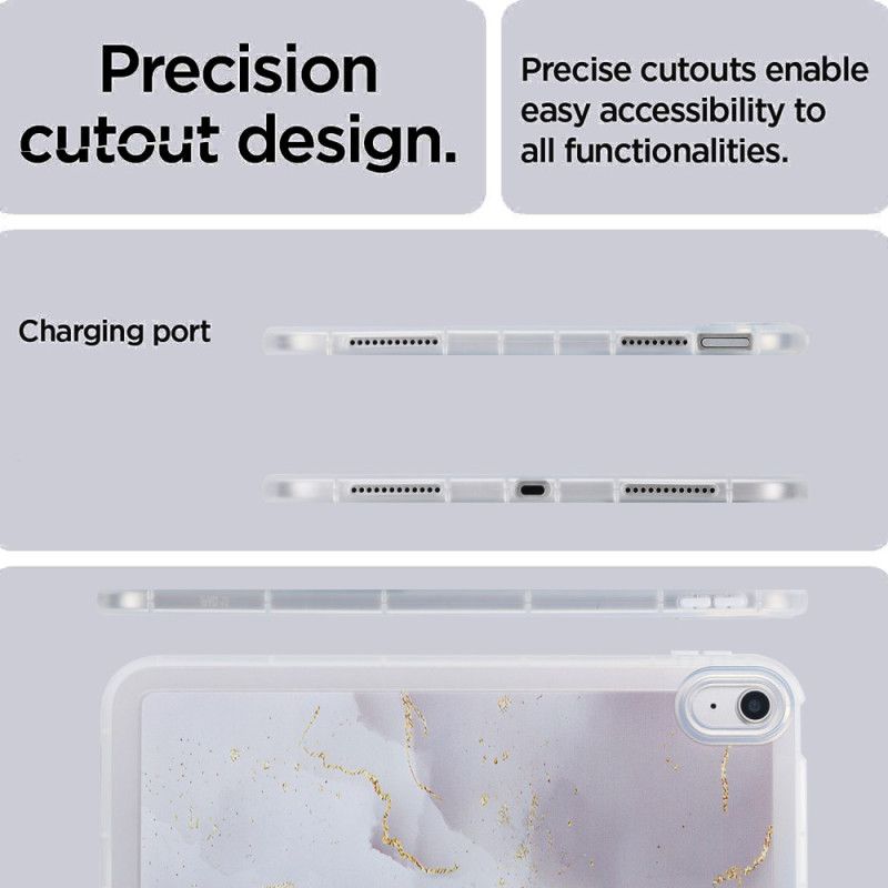 Cover iPad (2025) Silikonemarmor Design