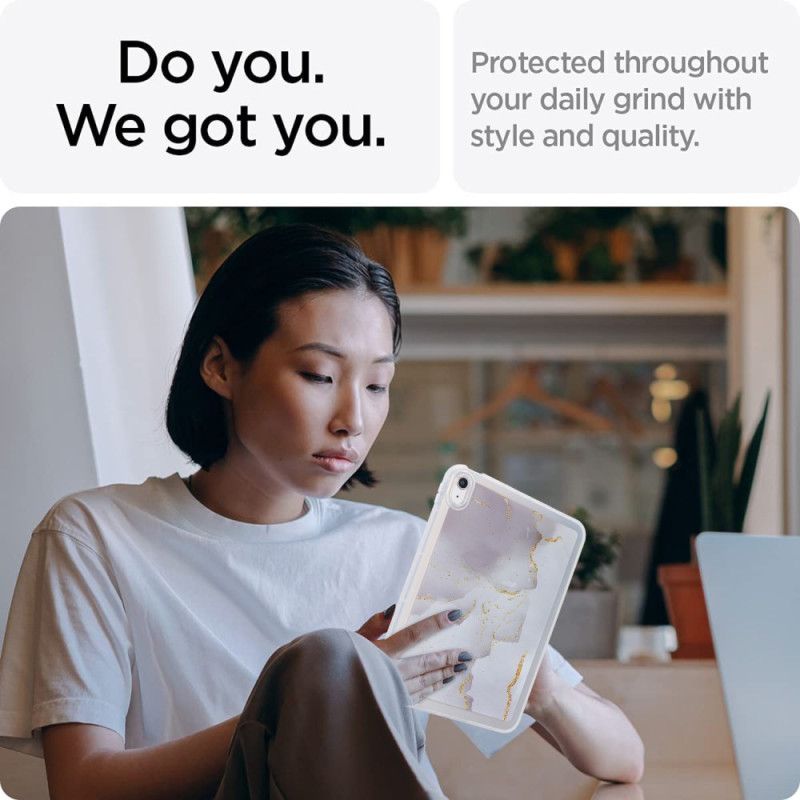 Cover iPad (2025) Silikonemarmor Design