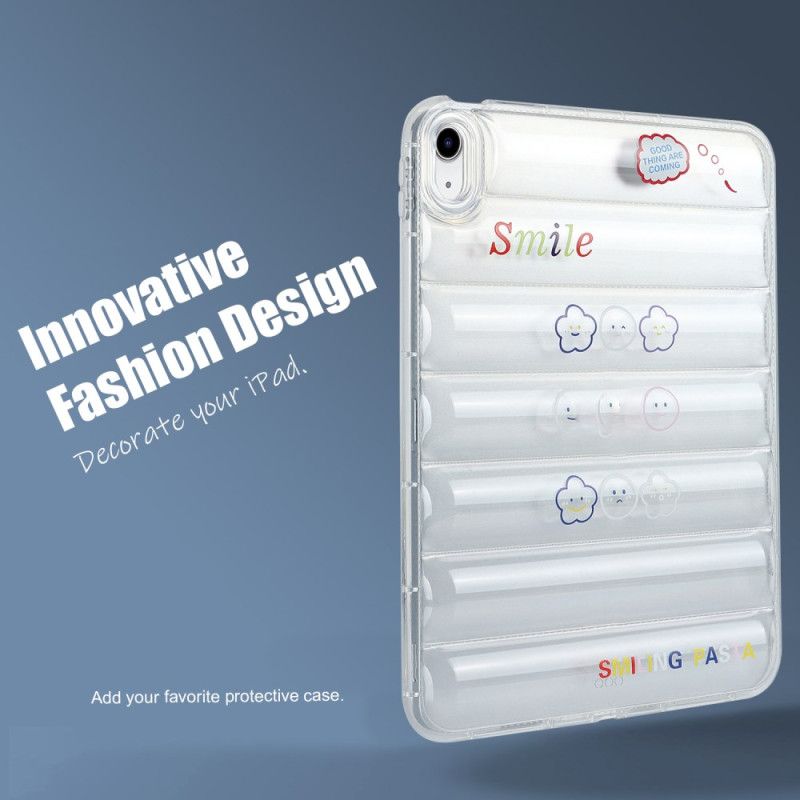 Cover iPad (2025) Telefon Etui Pufferjakkemønster