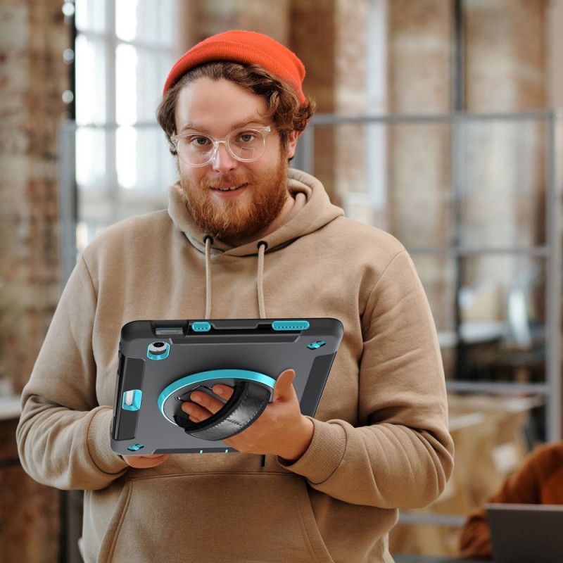 Cover iPad (2025) Telefon Etui Robust Med Roterende Stativ