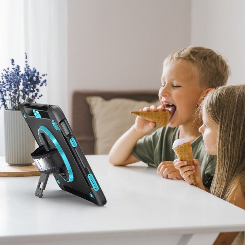 Cover iPad (2025) Telefon Etui Robust Med Roterende Stativ