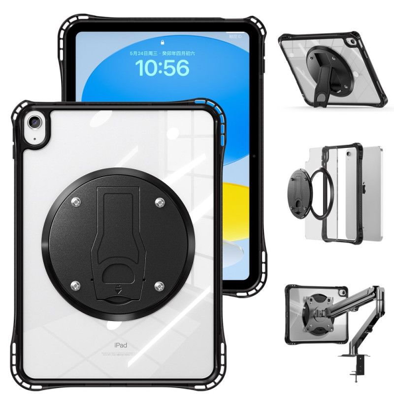 Cover iPad (2025) Telefon Etui Transparent Integreret Stativ