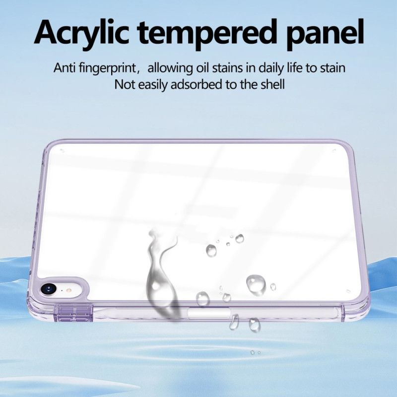 Cover iPad (2025) Transparent Stylusholder