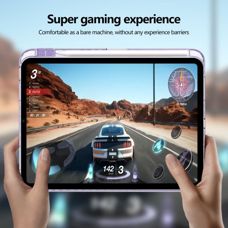 Cover iPad (2025) Transparent Stylusholder