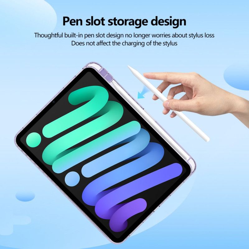 Cover iPad (2025) Transparent Stylusholder