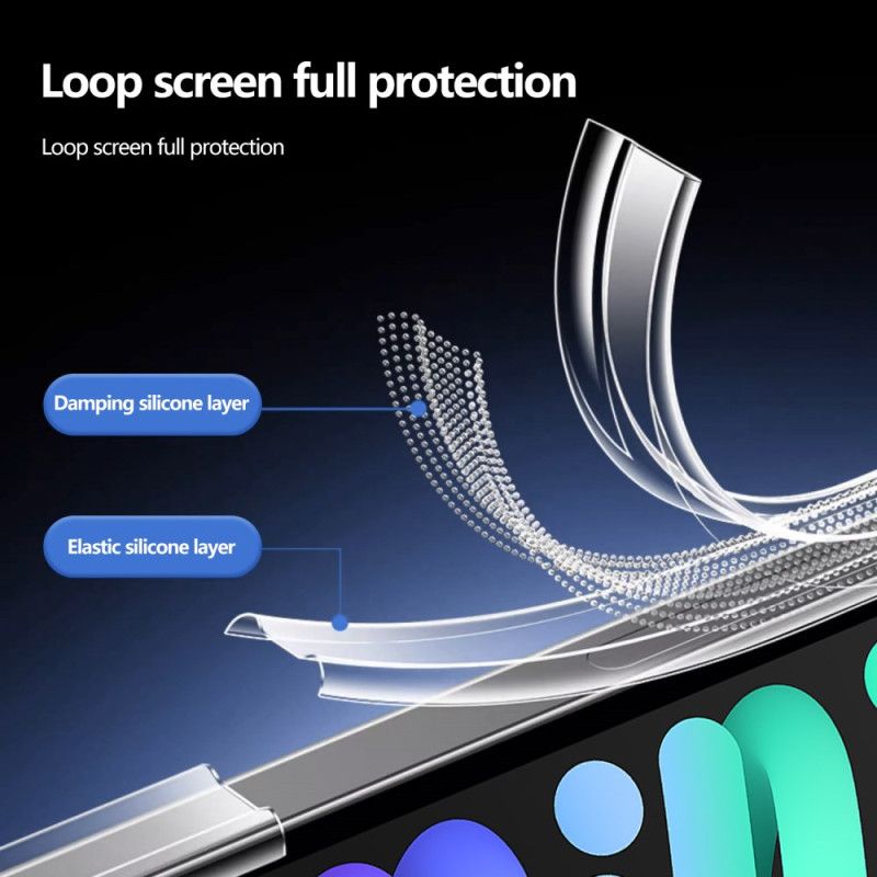 Cover iPad (2025) Transparent Stylusholder