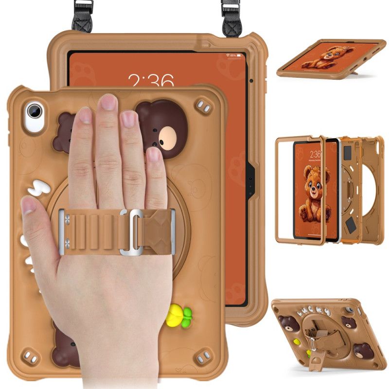 Cover Til iPad (2025) Børnebjørne-rem Og Skulderrem