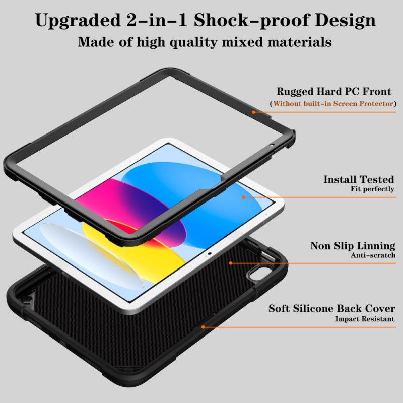 Cover Til iPad (2025) Punk-støtteben Og Skulderrem