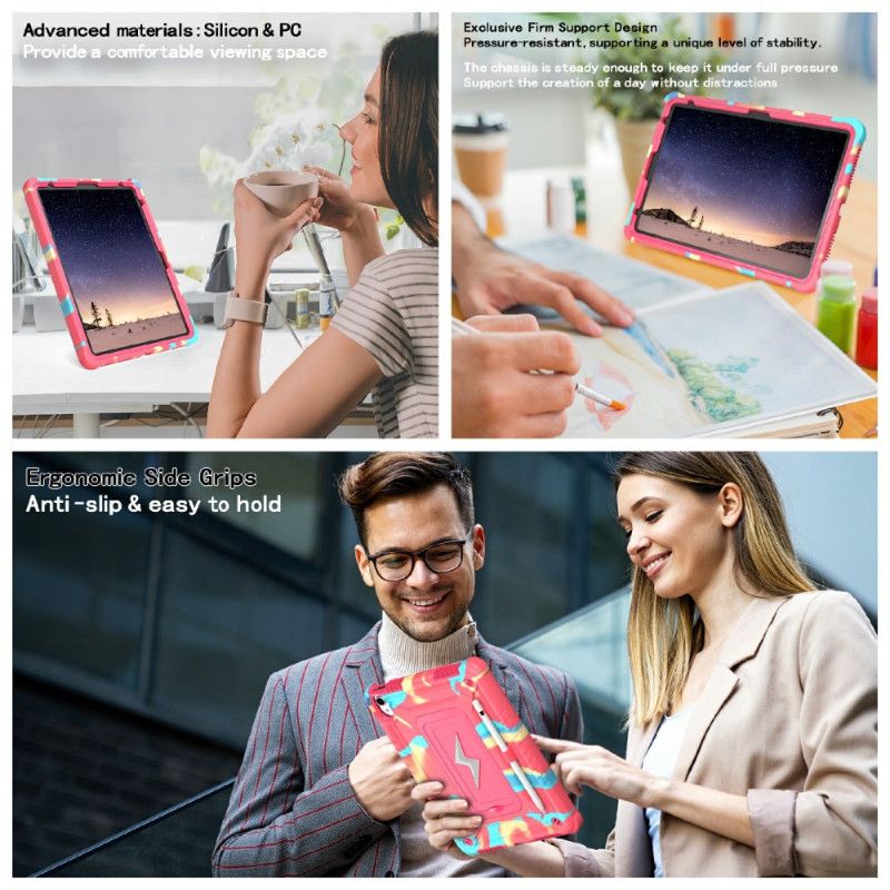 Cover Til iPad (2025) Tredobbelt Beskyttelse Med Skulderrem