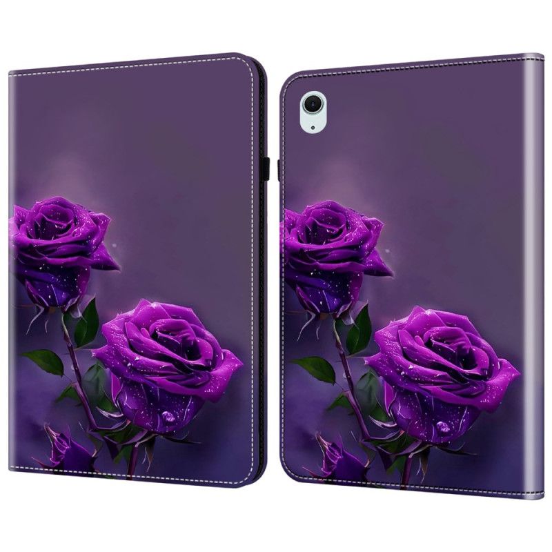 Etui iPad (2025) Lilla Roser