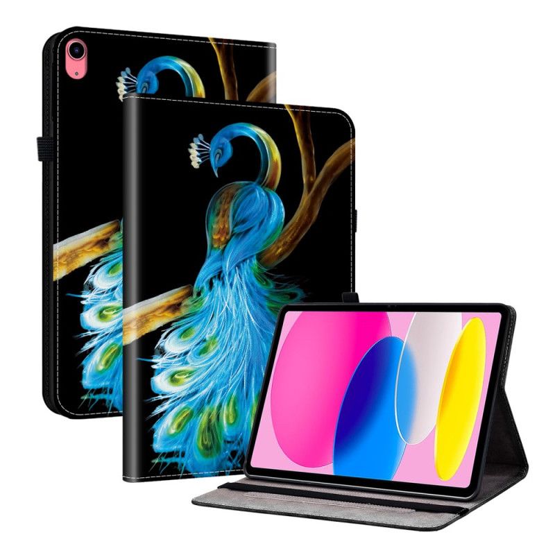 Etui iPad (2025) Påfugleagtig